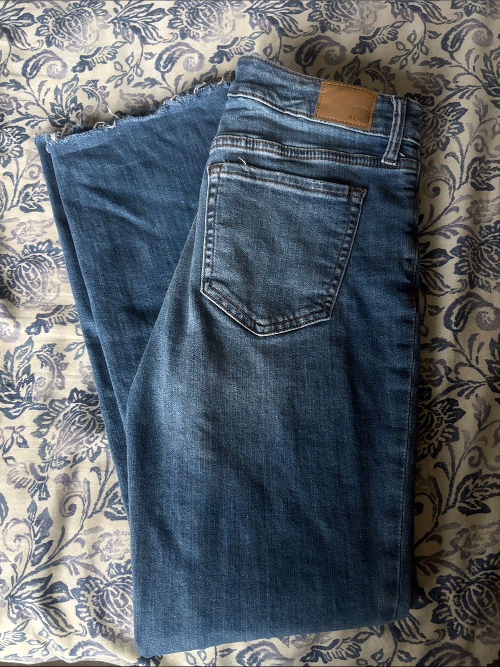 Aeropostale Women's 6R Medium Midrise Blue Boot Cut Jeans